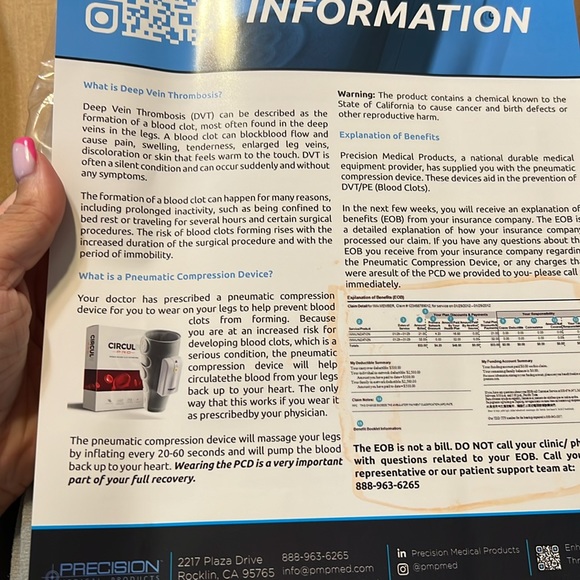 Circul8 pro mobile blood clot prevention, new - Picture 6 of 6